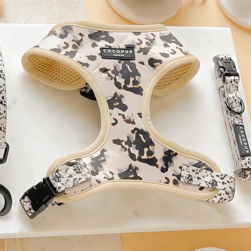 Cocopup Adjustable Neck Harness in Ivory Tort-1